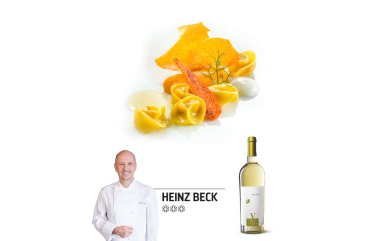 Heinz Beck: Tortellini di coniglio con carote e camomilla